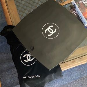 GIANT Chanel compact mirror - RARE gift item